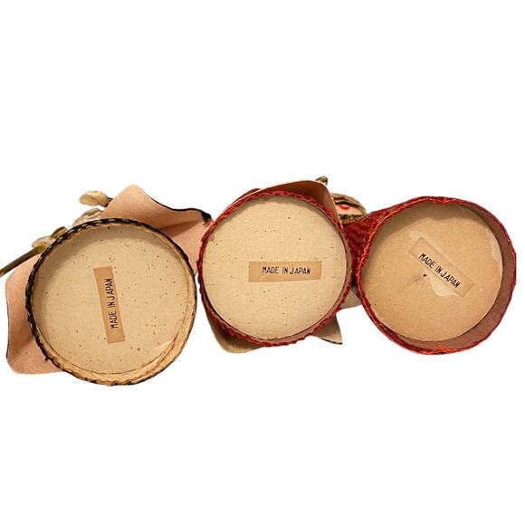 Three Kings Mid Century Modern Christmas Vintage Hand Made Nativity Set of Three - Picture 8 of 9